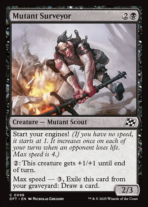 Mutant Surveyor – Aetherdrift (DFT-98) Magic: The Gathering card