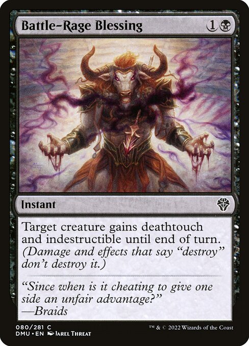 Battle-Rage Blessing – Dominaria United (DMU-80) Magic: The Gathering card | LC-REM-20260804-15150654488908-7cfc631b-49d1-4f1c-adac-5b07a2ccd06f