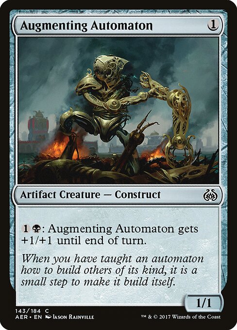 Augmenting Automaton – Aether Revolt (AER-143) Magic: The Gathering card | LC-REM-20260804-15151256011084-7d017798-8278-4f9c-a691-912935c10c20 Main image
