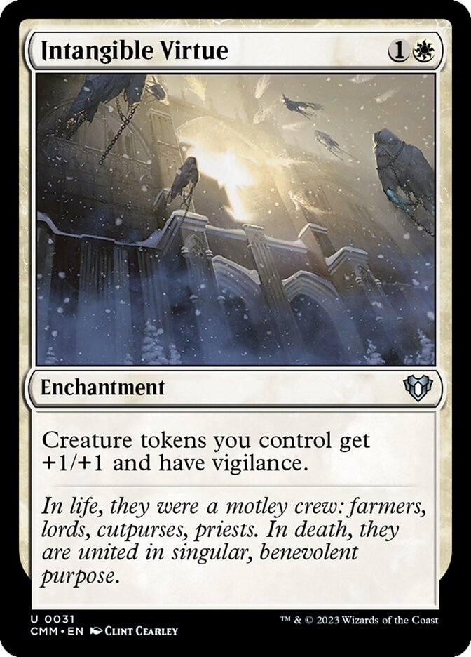 Intangible Virtue - Commander Masters (Uncommon) [CMM-31] Main image