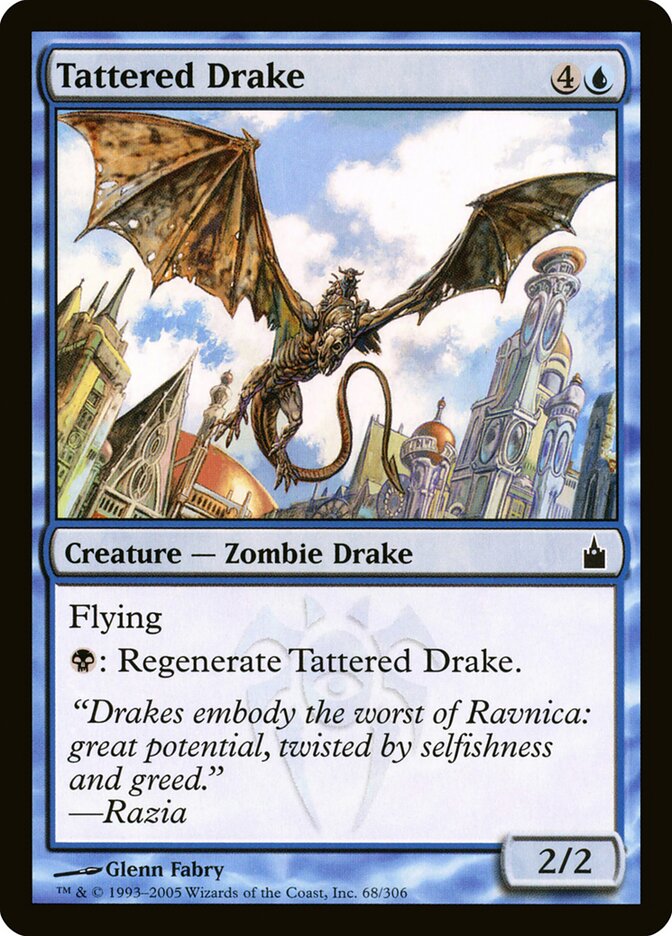 Tattered Drake - Ravnica: City of Guilds (Common) [RAV-68]