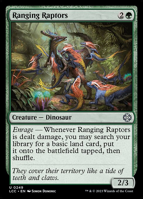 Ranging Raptors – Commander: The Lost Caverns of Ixalan (LCC-249) Magic: The Gathering card