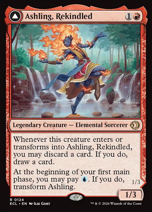 Ashling, Rekindled // Ashling, Rimebound – Lorwyn Eclipsed (ECL-124) Magic: The Gathering card | LC-REM-20260804-15572343390540-7d7faefe-9c0d-45b6-8ea4-5fa666762a2c