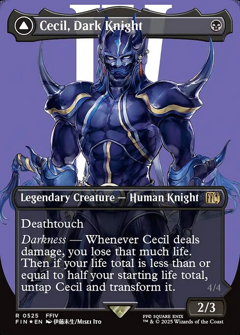 Cecil, Dark Knight // Cecil, Redeemed Paladin – Final Fantasy (FIN-525) Magic: The Gathering card | LC-REM-20260804-15339533631820-7d95f911-91c3-41ee-a709-c579c723eede