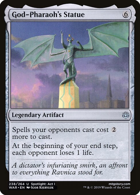 God-Pharaoh's Statue – War of the Spark (WAR-238) Magic: The Gathering card