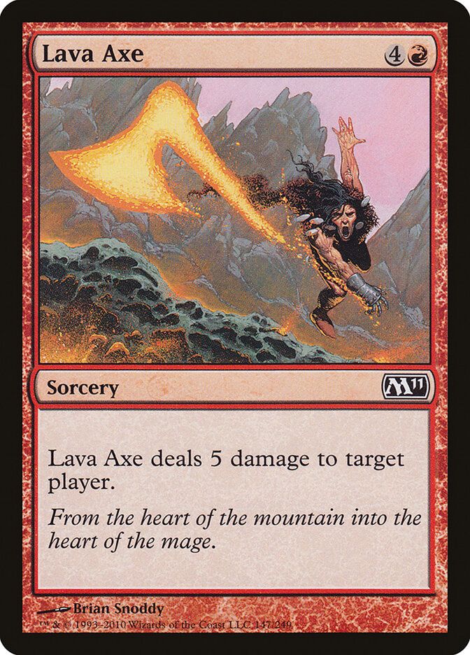 Lava Axe - Magic 2011 (Common) [M11-147]