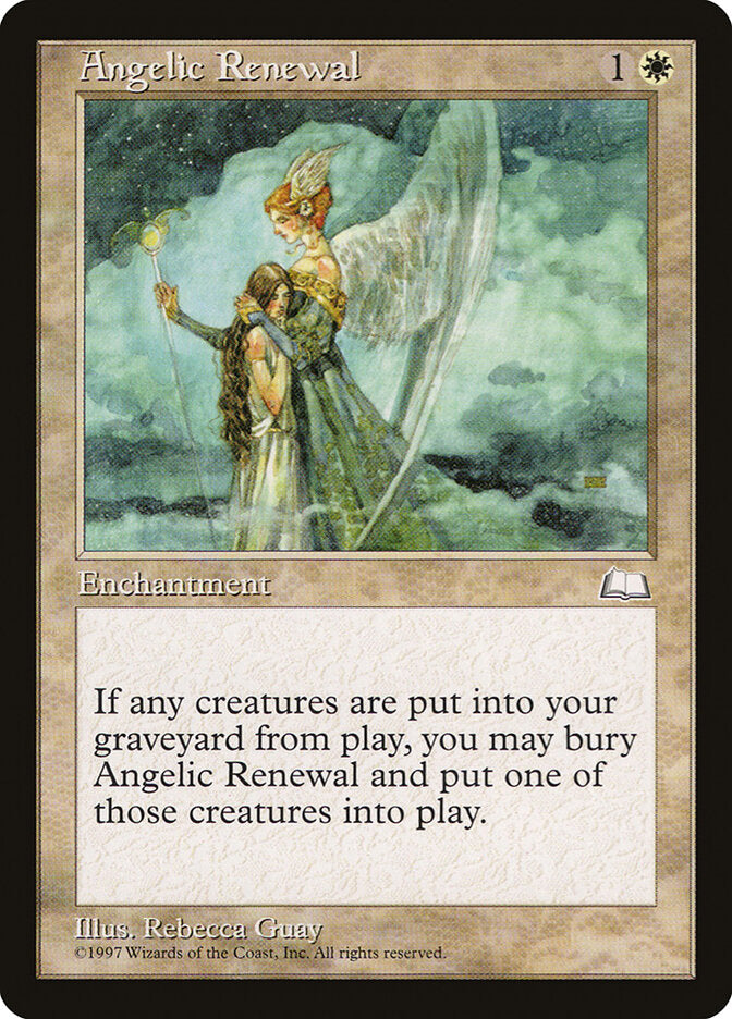 Magic-kaart Angelic Renewal WTH-4 uit Weatherlight (Common) Imagen principal del producto