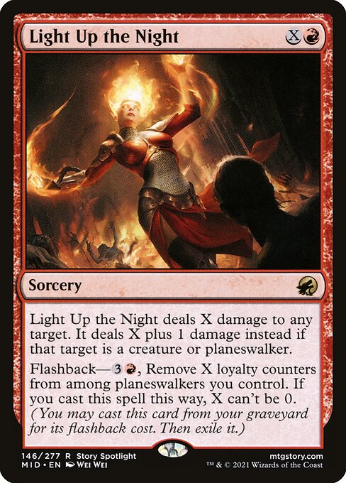 Light Up the Night – Innistrad: Midnight Hunt (MID-146) Magic: The Gathering card