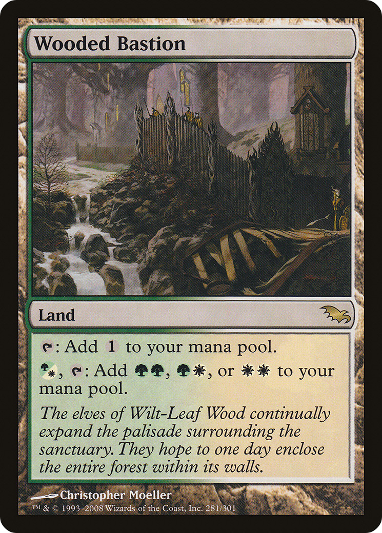 Wooded Bastion – Shadowmoor 281 – Magic: The Gathering single card Immagine principale del prodotto