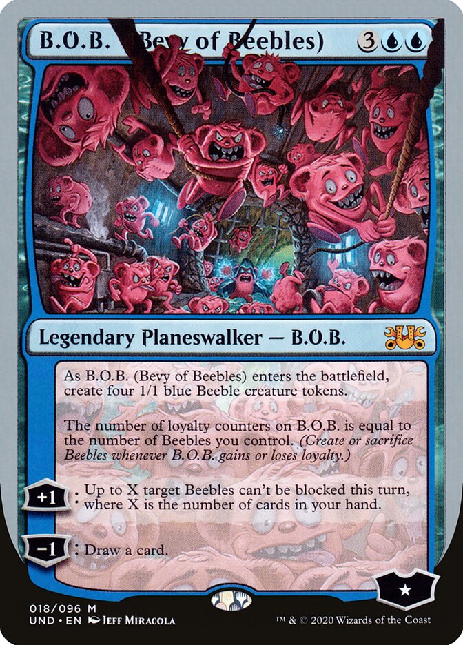 Magic-kaart B.O.B. (Bevy of Beebles) UND-18 uit Unsanctioned (Mythic) Imagen principal del producto