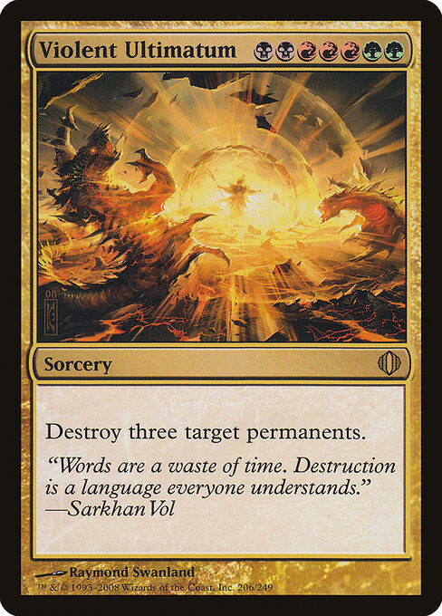 Violent Ultimatum – Shards of Alara (ALA-206) Magic: The Gathering card | LC-REM-20260804-15151063793996-7e6ac9ce-e163-426f-8fbd-5ee1ec177dc1
