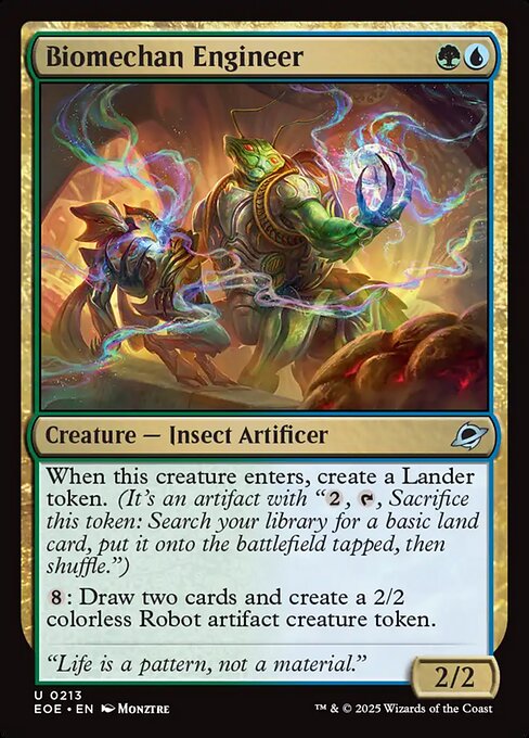 Biomechan Engineer – Edge of Eternities (EOE-213) Magic: The Gathering card | LC-REM-20260804-15523471360332-7edcef2c-029c-46bd-bfeb-ff56a57dd63a