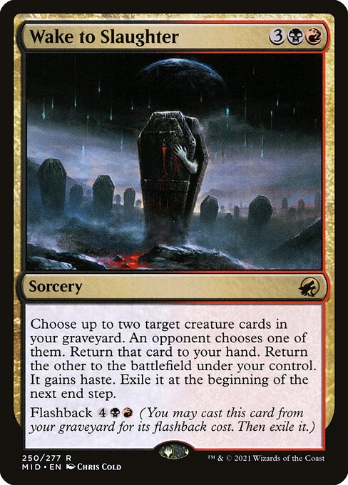 Wake to Slaughter – Innistrad: Midnight Hunt (MID-250) Magic: The Gathering card | LC-REM-20260804-15150851064140-7f02a544-716c-4f09-8ae9-dbfe7ef136d7
