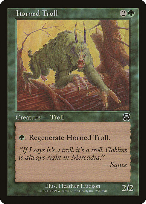 Horned Troll – Mercadian Masques (MMQ-251) Magic: The Gathering card | LC-REM-20260804-15359529124172-7f2a6d10-054e-4d6f-aeb7-4204f02490c7