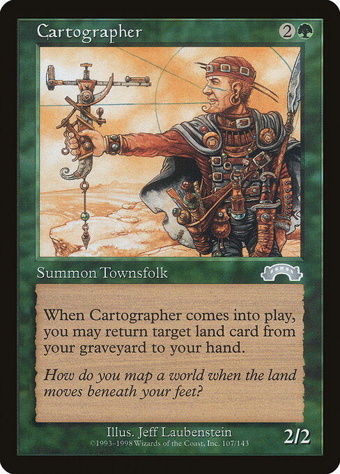 Cartographer – Exodus (EXO-107) Magic: The Gathering card