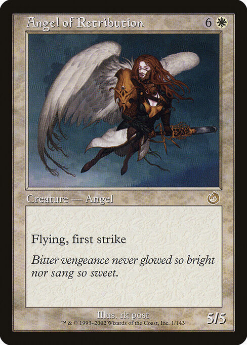 Angel of Retribution – Torment (TOR-1) Magic: The Gathering card