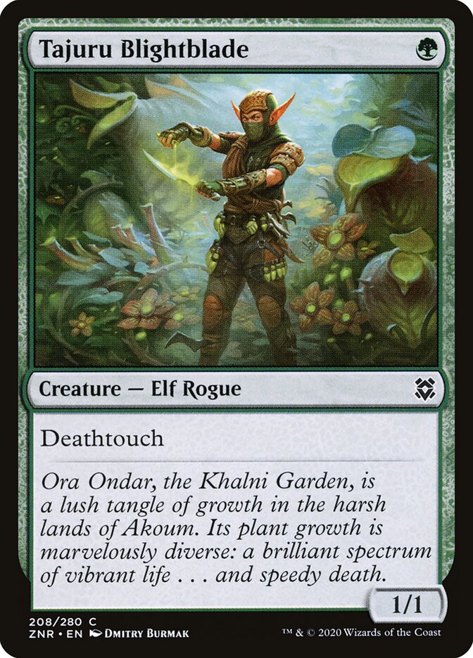 Tajuru Blightblade - Zendikar Rising (Common) [ZNR-208]