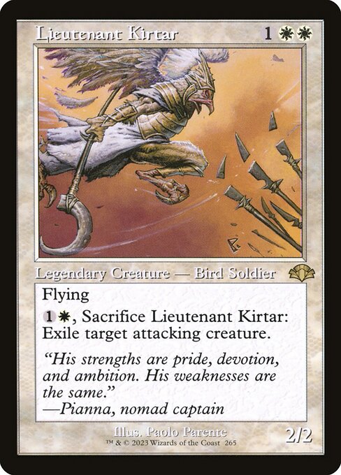 Lieutenant Kirtar – Dominaria Remastered (DMR-265) Magic: The Gathering card | LC-REM-20260804-15374367424844-7f40d25a-6966-4a5c-83d8-01d37a8379c6 Immagine principale del prodotto