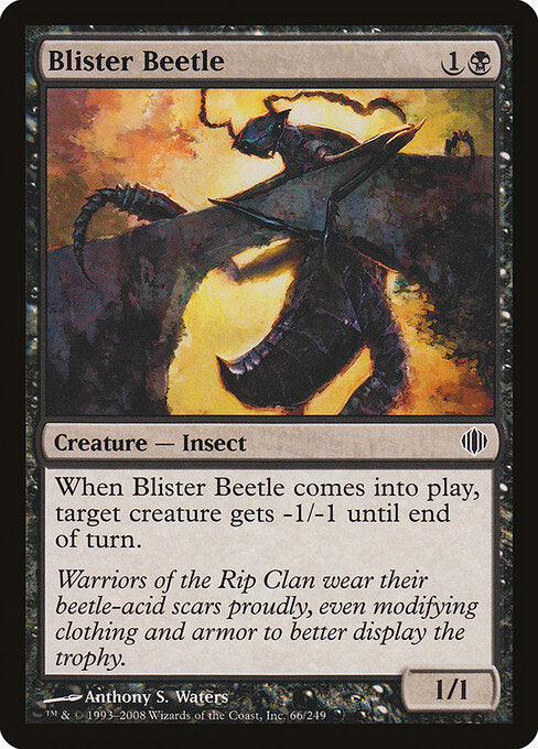 Blister Beetle – Shards of Alara (ALA-66) Magic: The Gathering card