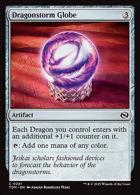 Dragonstorm Globe – Tarkir: Dragonstorm (TDM-241) Magic: The Gathering card | LC-REM-20260804-15401859252556-7f50aa6e-ce6a-4479-9725-202926245f2c Immagine principale del prodotto