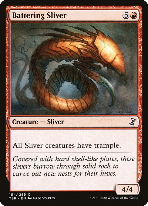 Battering Sliver – Time Spiral Remastered (TSR-154) Magic: The Gathering card | LC-REM-20260804-15909430821196-7f65a72b-d24c-4016-befc-91018a1b62e1