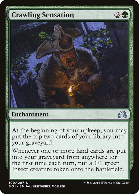 Crawling Sensation – Shadows over Innistrad (SOI-199) Magic: The Gathering card Imagen principal del producto