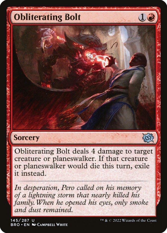 Obliterating Bolt - The Brothers' War (Uncommon) [BRO-145]