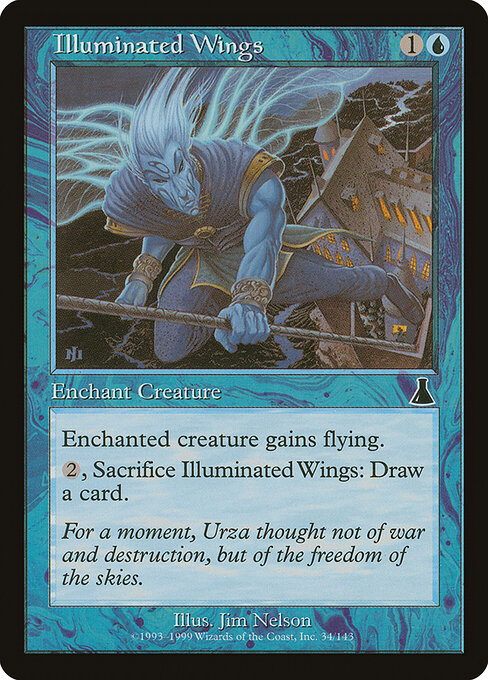 Illuminated Wings – Urza's Destiny (UDS-34) Magic: The Gathering card