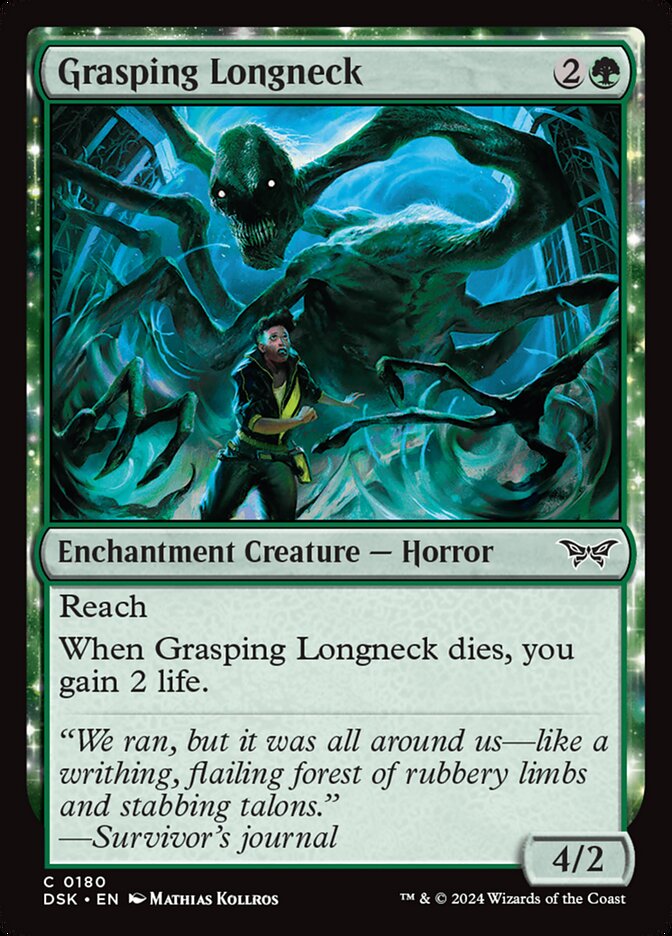 Grasping Longneck - Duskmourn: House of Horror (Common) [DSK-180]