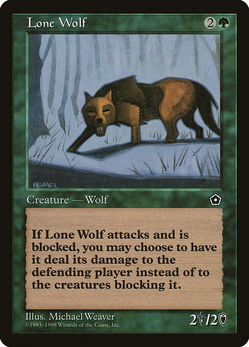 Lone Wolf – Portal Second Age (P02-131) Magic: The Gathering card | LC-REM-20260804-15339608441164-7ff4d831-7388-4321-a636-79cf7bde25bb
