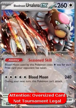 Bloodmoon Ursaluna ex - SV Black Star Promos (Oversized) [SVP-177] Main image
