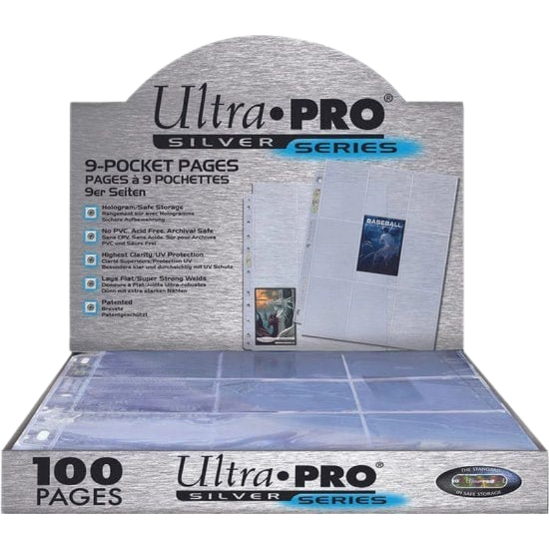 Hologram Pages Silver 9-Pocket (25x)