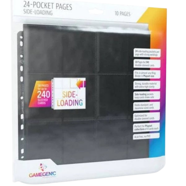 Sideloading 24-Pocket Pages Pack Zwart (10x) Hover Image