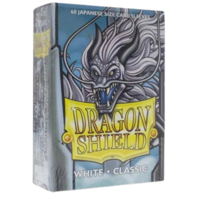 Dragon Shield Sleeves Classic White Japanese Size (60x) Immagine principale del prodotto