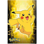 Pokemon Pikachu Neon Poster