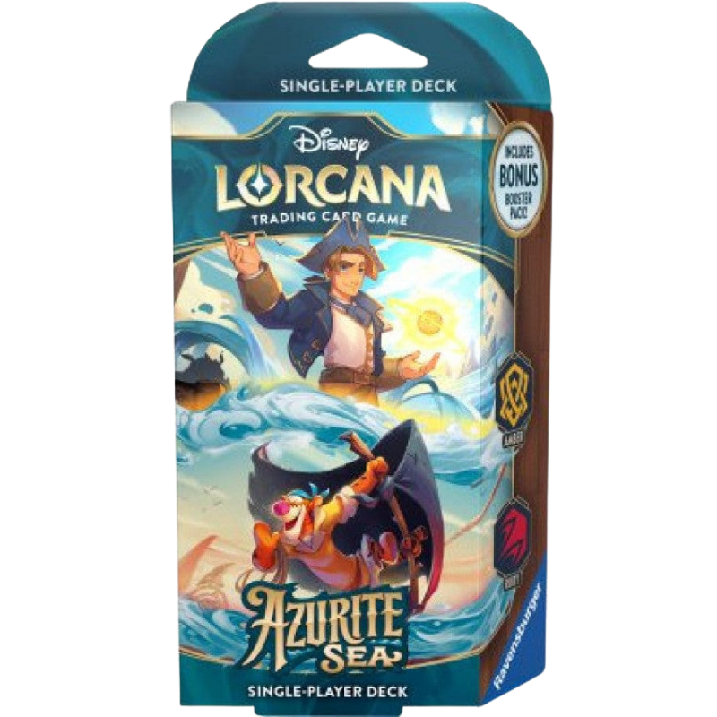 Disney Lorcana - Azurite Sea Starter Deck Jim Hawkins & Tigger