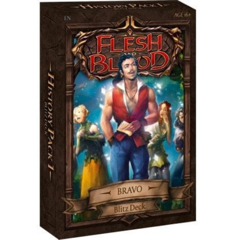 Flesh and Blood History Pack 1 Blitz Deck met Bravo, Showstopper (Guardian)