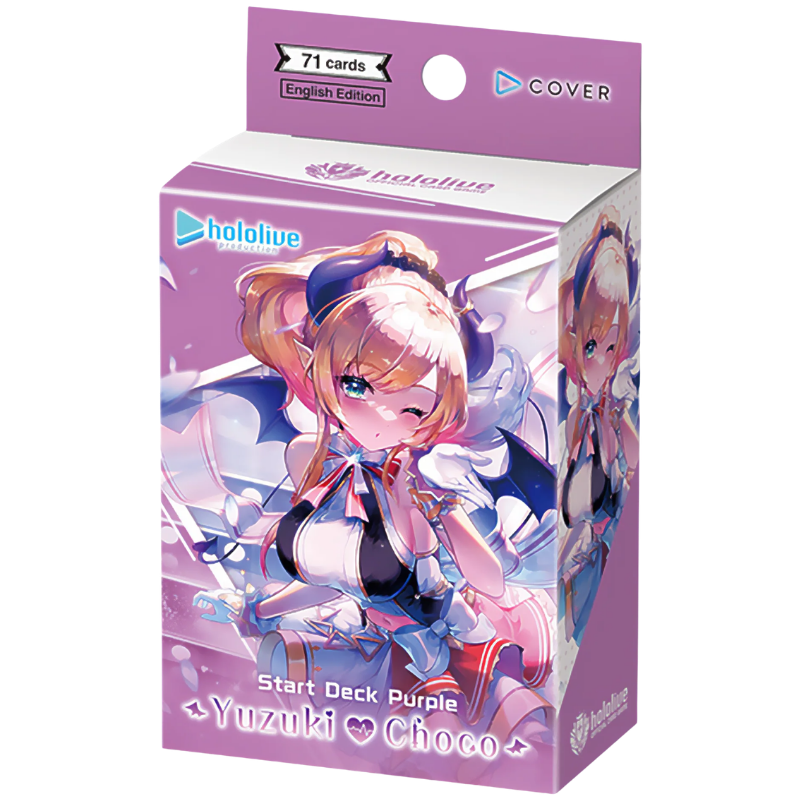 Hololive Official Card Game Start Deck Purple Yuzuki Choco (EN) Immagine principale del prodotto