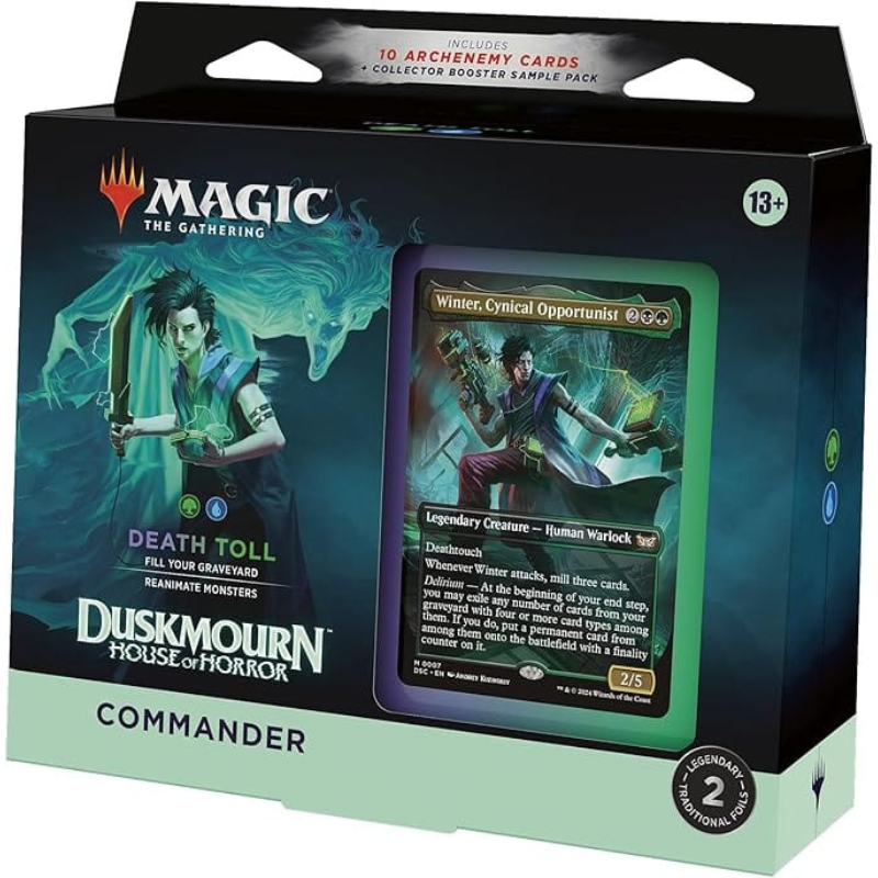 Magic: The Gathering - Duskmourn: House of Horror Commander Deck: Death Toll Immagine principale del prodotto