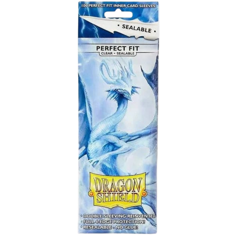 Dragon Shield Sleeves Perfect Fit Sealable Clear (100x)