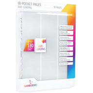 Gamegenic sideloading 18-pocket pages wit, 10 stuks | Lichcards