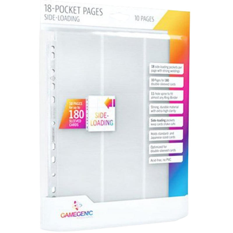 Sideloading 18-Pocket pages Pack White