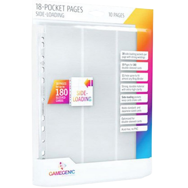 Sideloading 18-Pocket pages Pack White
