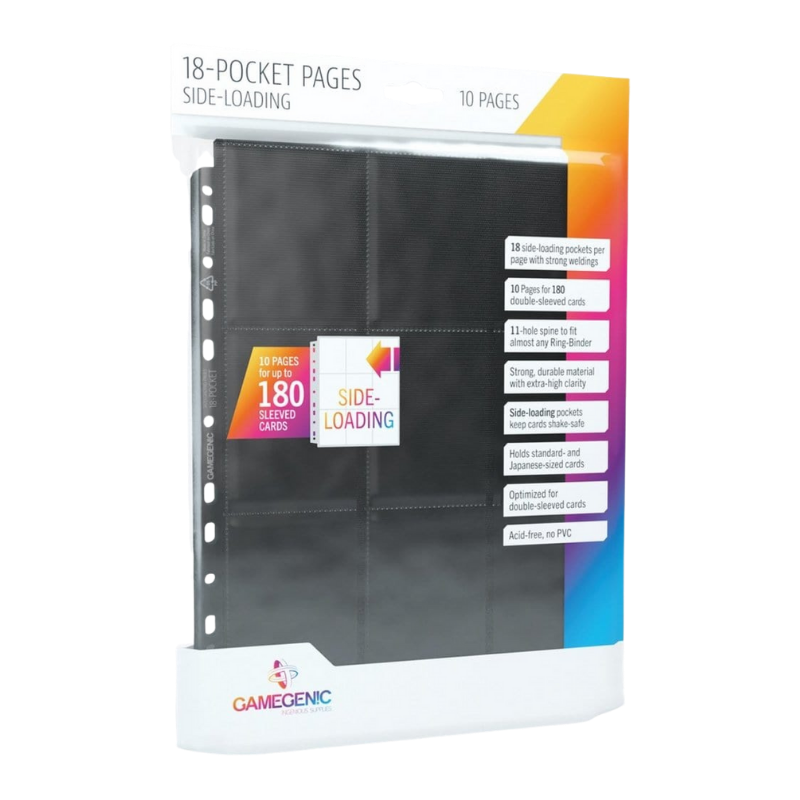 Sideloading 18-Pocket Pages Pack Zwart Imagen principal del producto