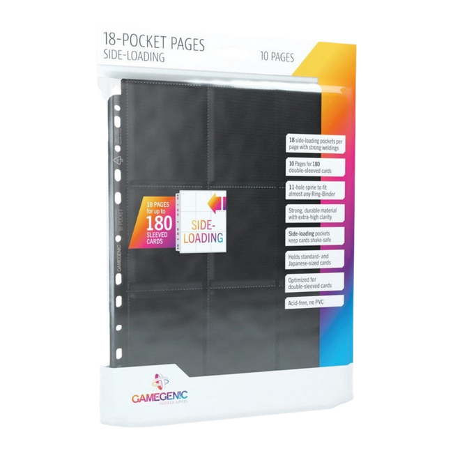 Sideloading 18-Pocket Pages Pack Zwart Hover Image