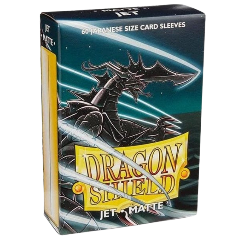 Dragon Shield Sleeves Matte Jet Japanese Size (60x)