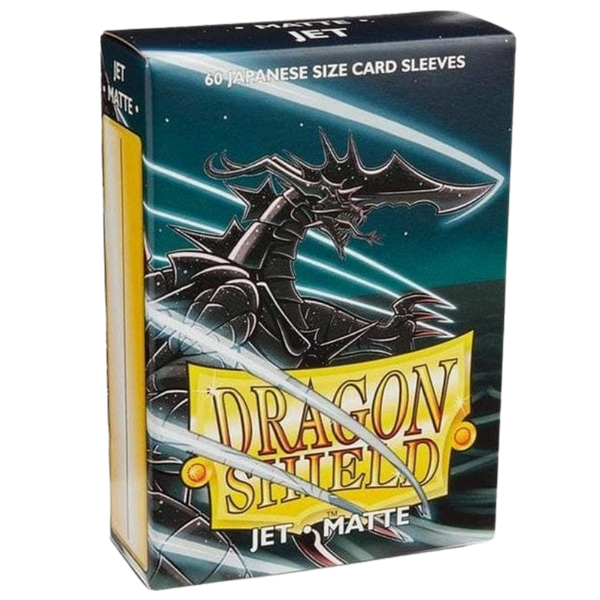 Dragon Shield Sleeves Matte Jet Japanese Size (60x)