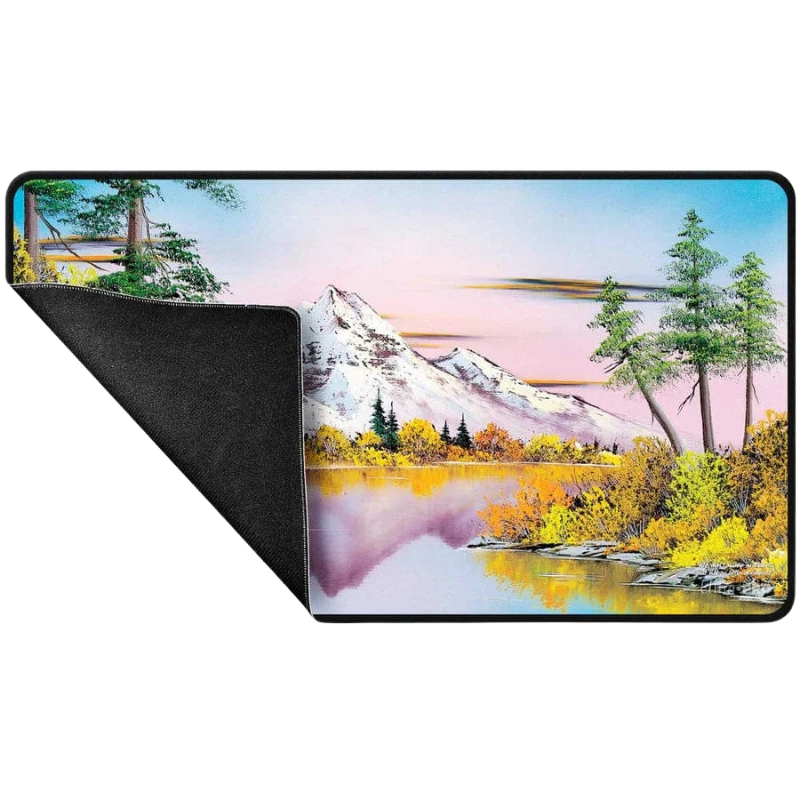 Bob Ross: Mighty Mountain Lake Table Playmat Immagine principale del prodotto