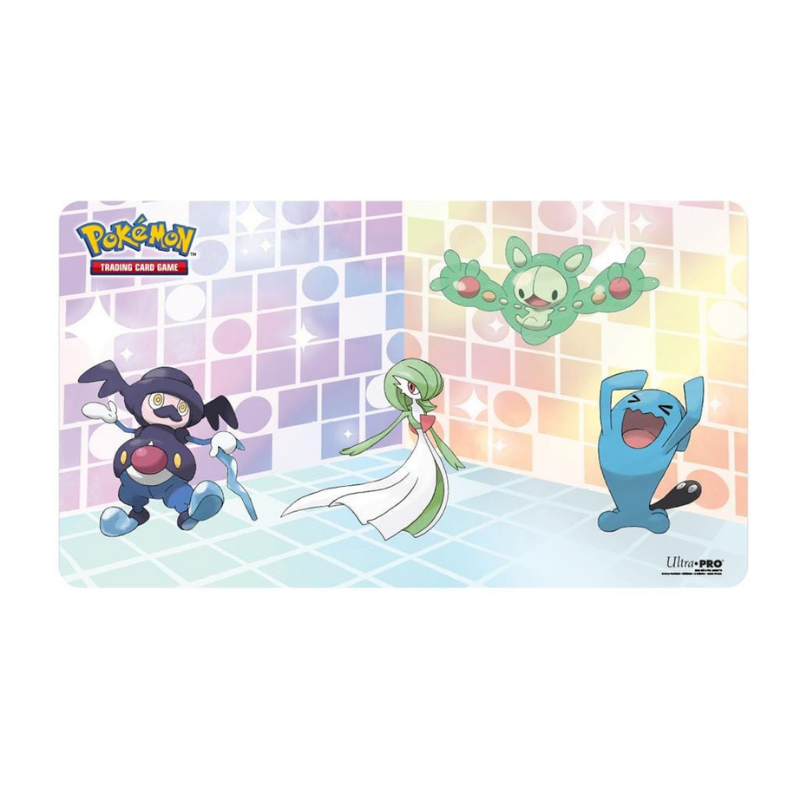 Ultra Pro playmat Gallery Series Trick Room, opgerold weergegeven