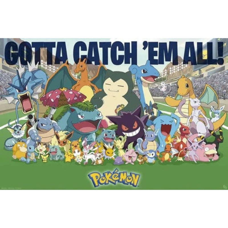 Pokemon All Time Favorites Poster